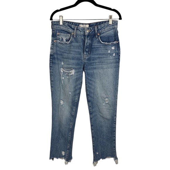 We The Free Good Times Relaxed Distressed Jean Size 26 - Picture 1 of 8
